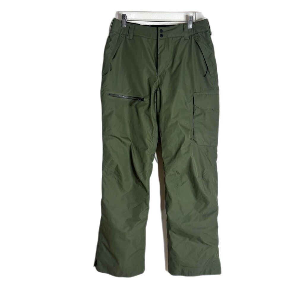 Stoic Ski Snowboard Pants Mens Small‎ Olive Green Insulated Pockets SICZ2ME
